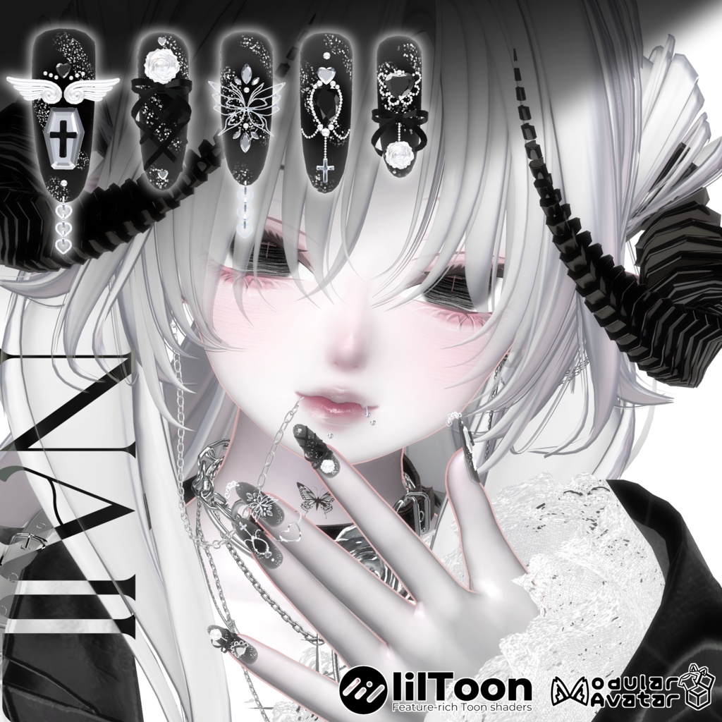 AZRYNE Nail No.1 (4 Avatars 対応)