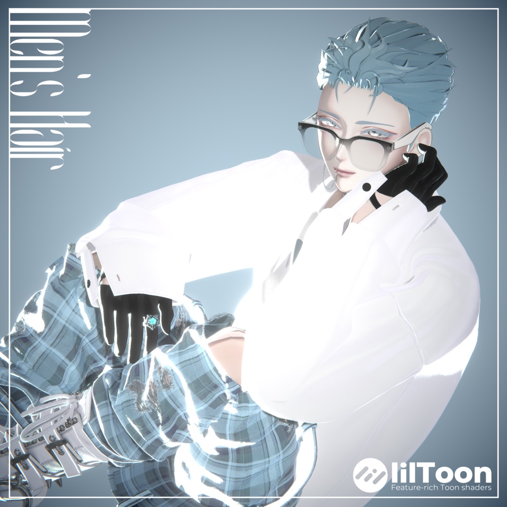 Men's short cut (3 Avatars 対応)