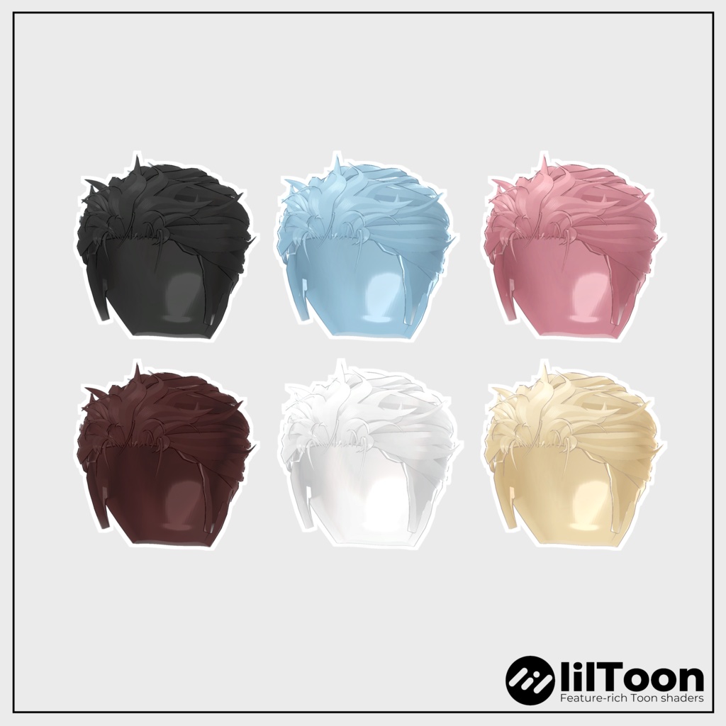 Men's short cut (3 Avatars 対応)