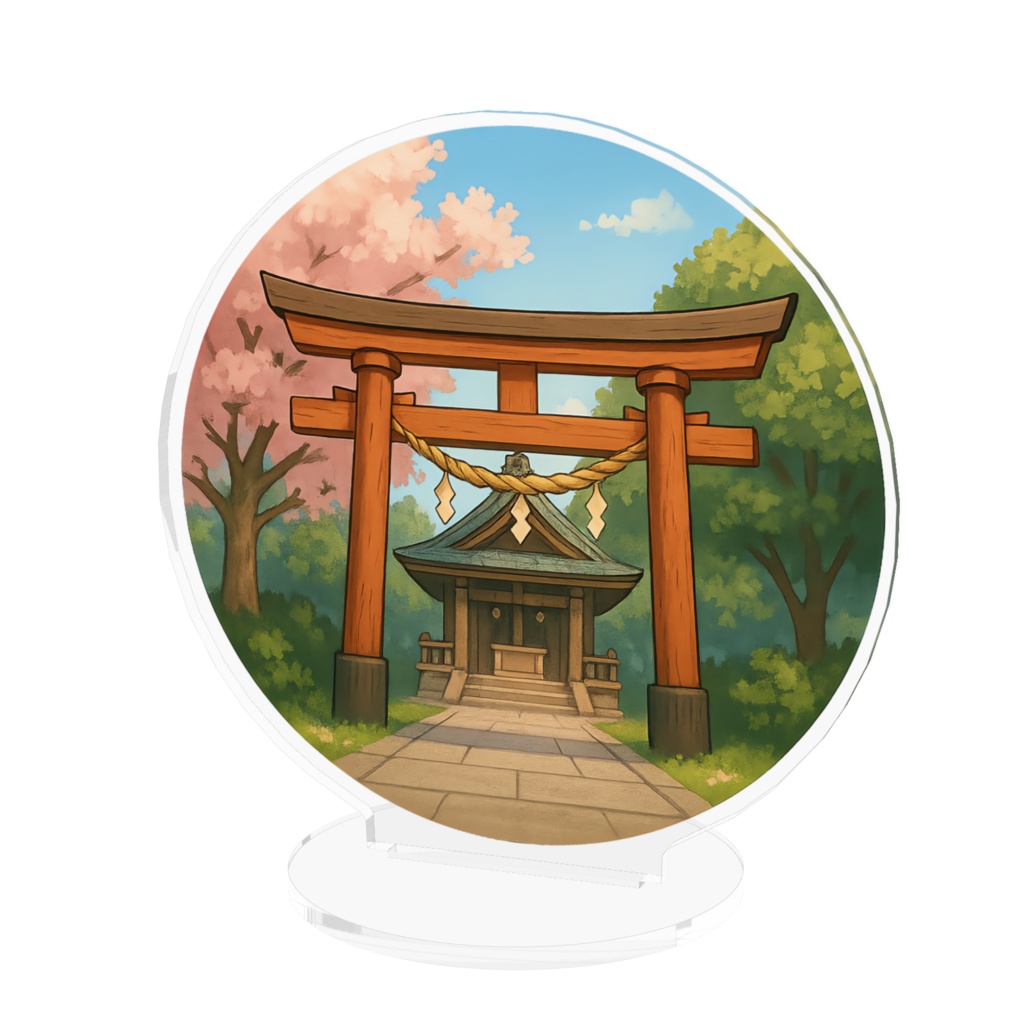 背景アクスタ〈春の神社〉