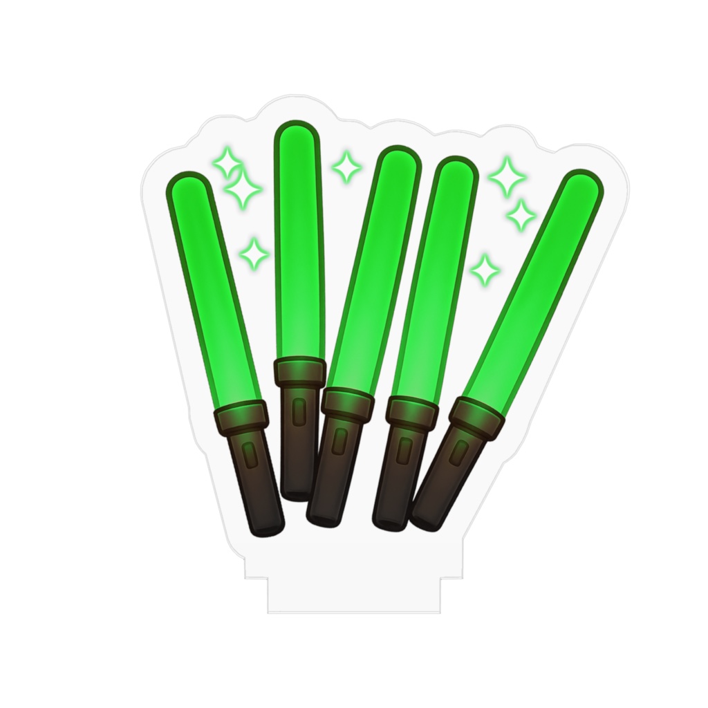 装飾アクスタ〈緑〉ペンライトA