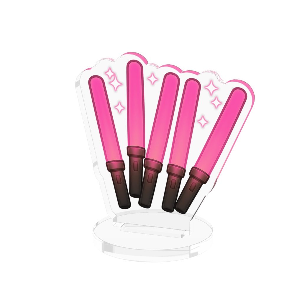 装飾アクスタ〈桃〉ペンライトA