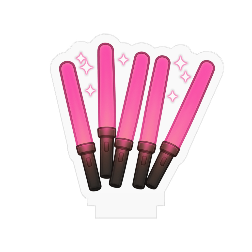 装飾アクスタ〈桃〉ペンライトA