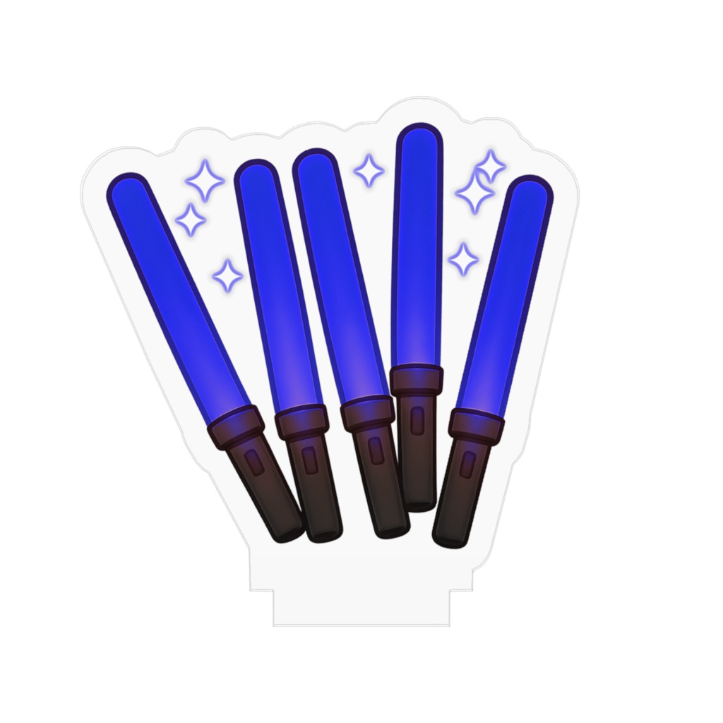 装飾アクスタ〈青〉ペンライトB