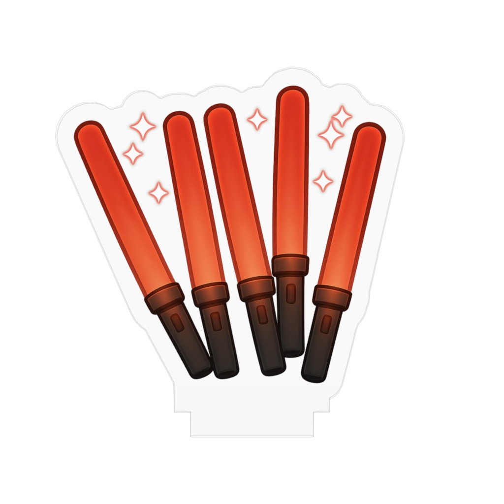 装飾アクスタ〈赤〉ペンライトB