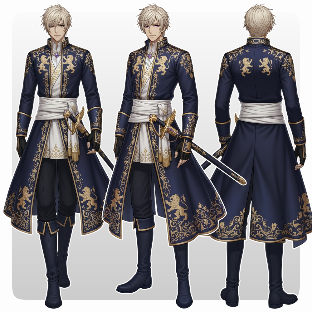 【立ち絵素材】012 男性(基本)騎士