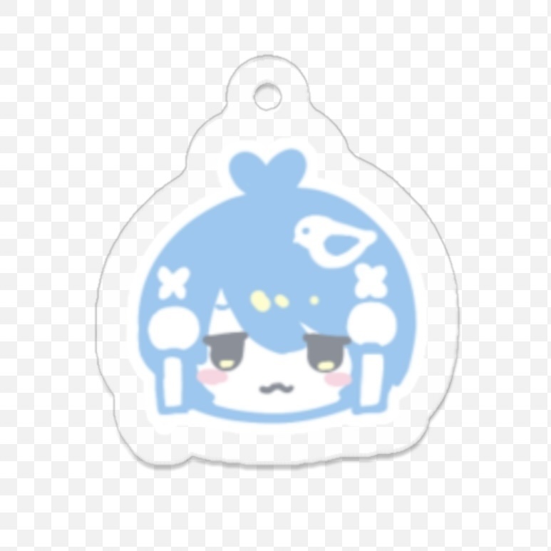 【七夕コルリ】かまぼこるり-アクリルキーホルダー【オリジナルグッズ】