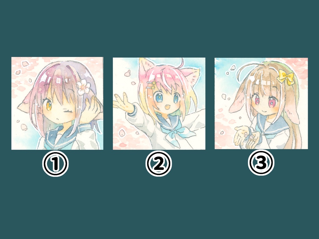 桜のミニ原画2023