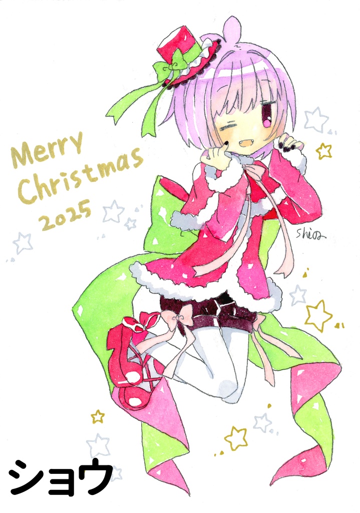 イラスト原画『クリスマス2025』