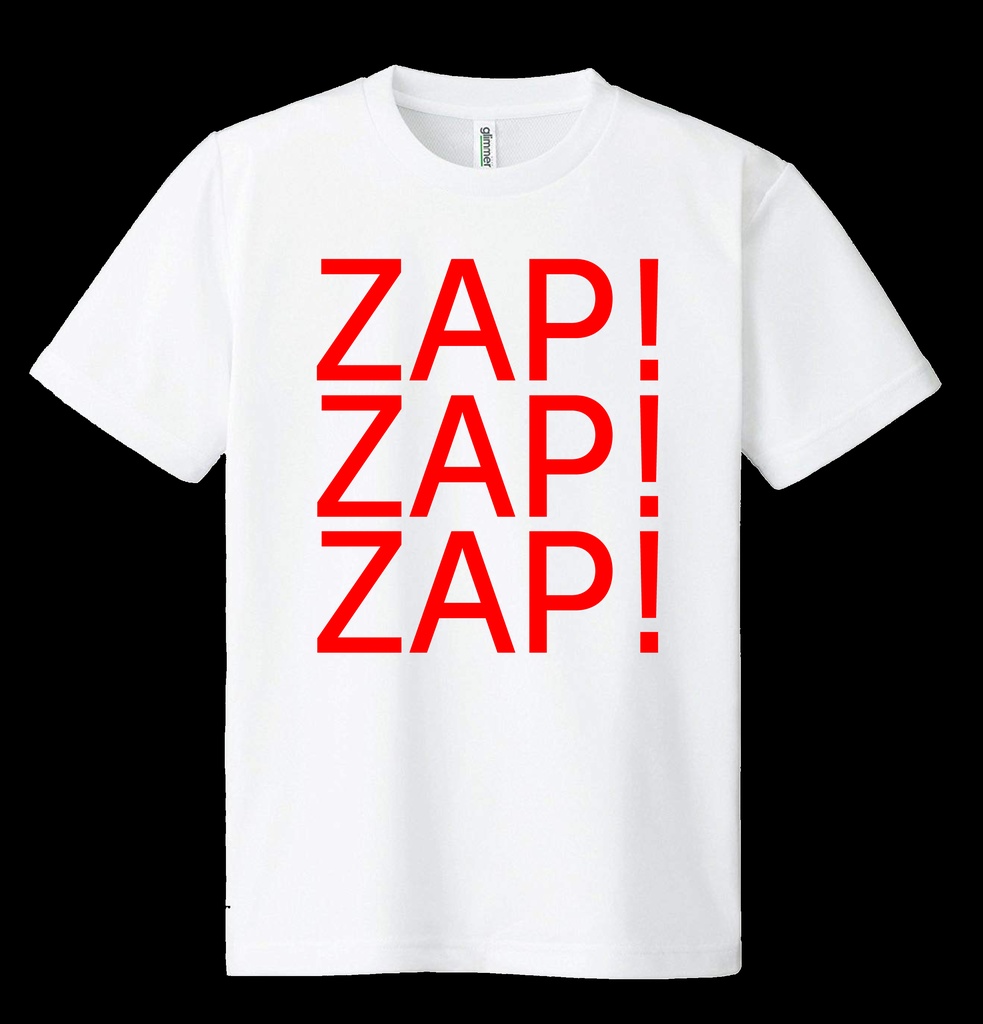 ドライメッシュTシャツ ZAPZAPZAP!