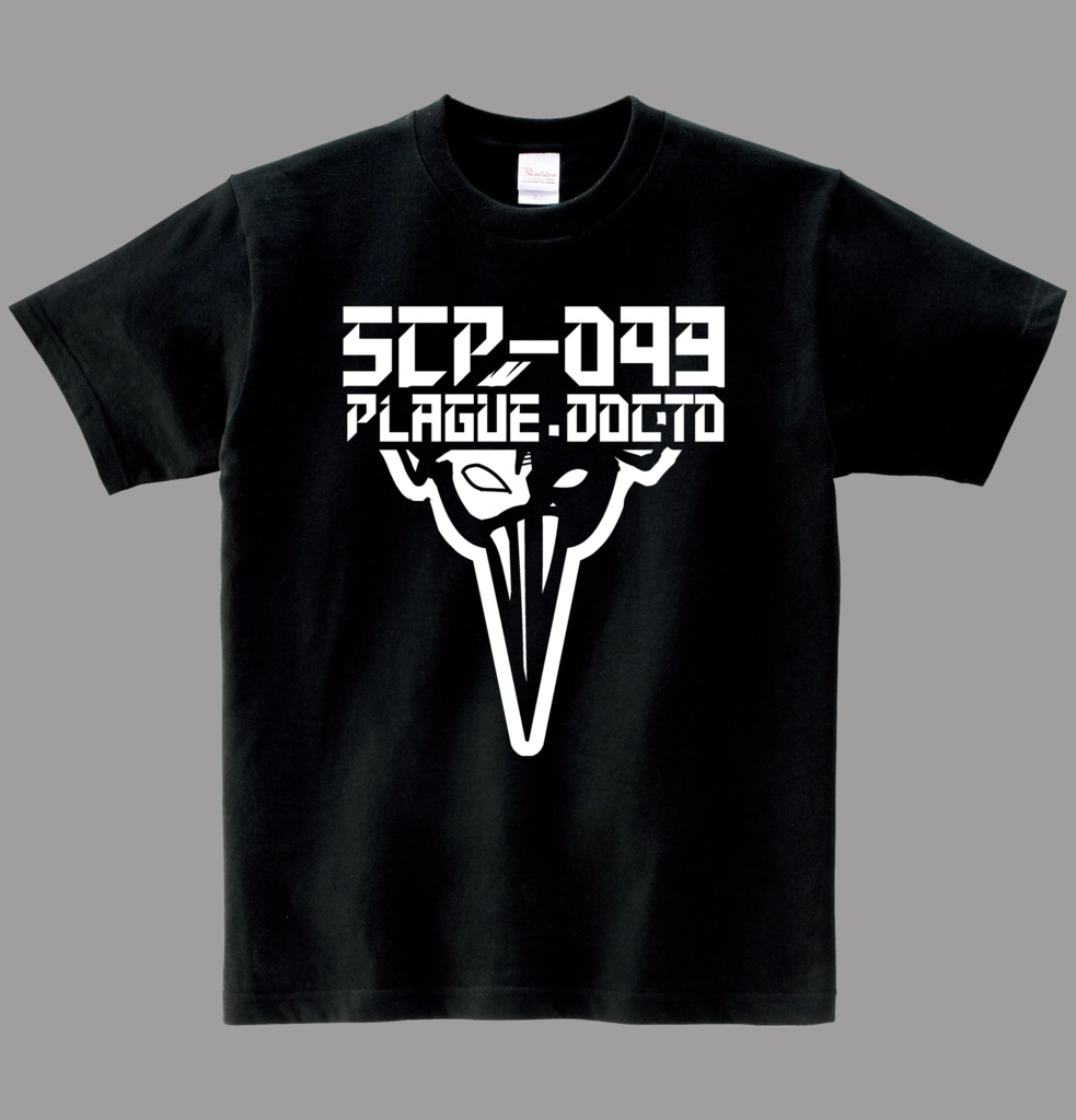 SCP-049　ペスト医師　Tシャツブラック