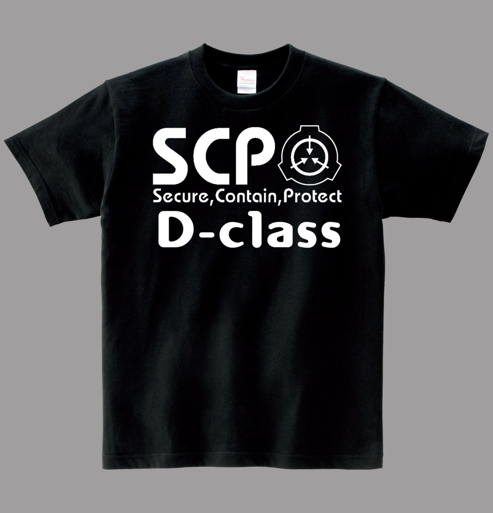 SCPDクラスブラックTシャツ