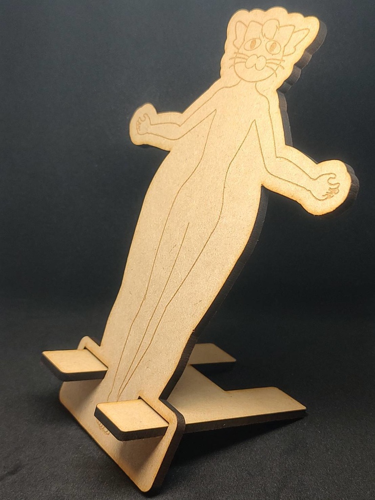 【非公式】おかにゃんMDFスマホスタンド【ホロライブ】