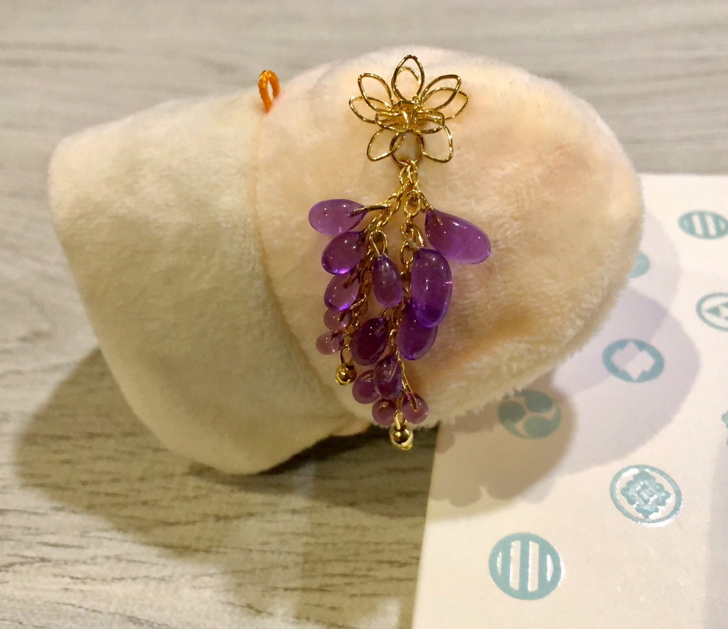 もちマスアクセサリー 藤の花と桜の花 森野メメ子 Booth