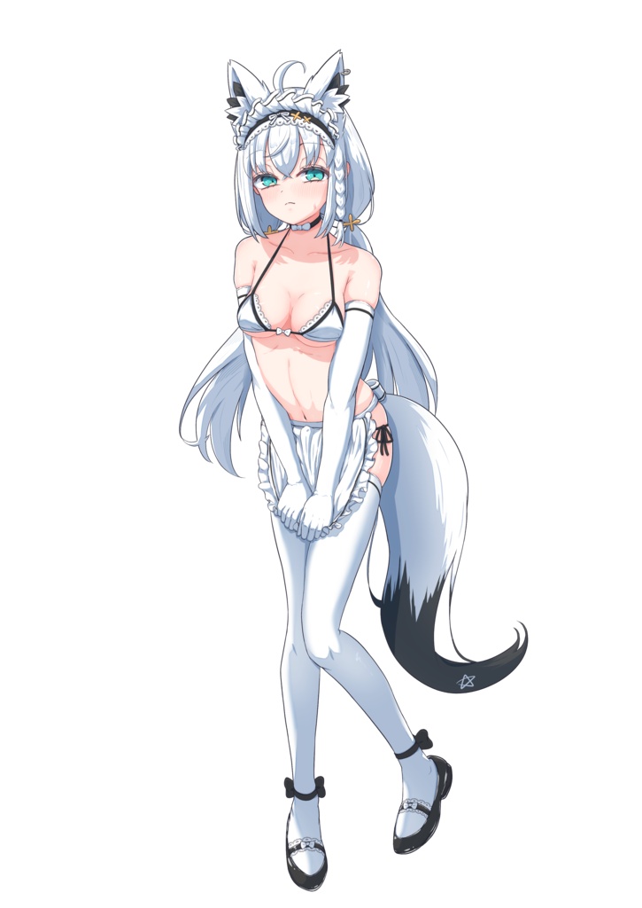 白上フブキ「ビキニメイドフブちゃん」アクリルスタンド