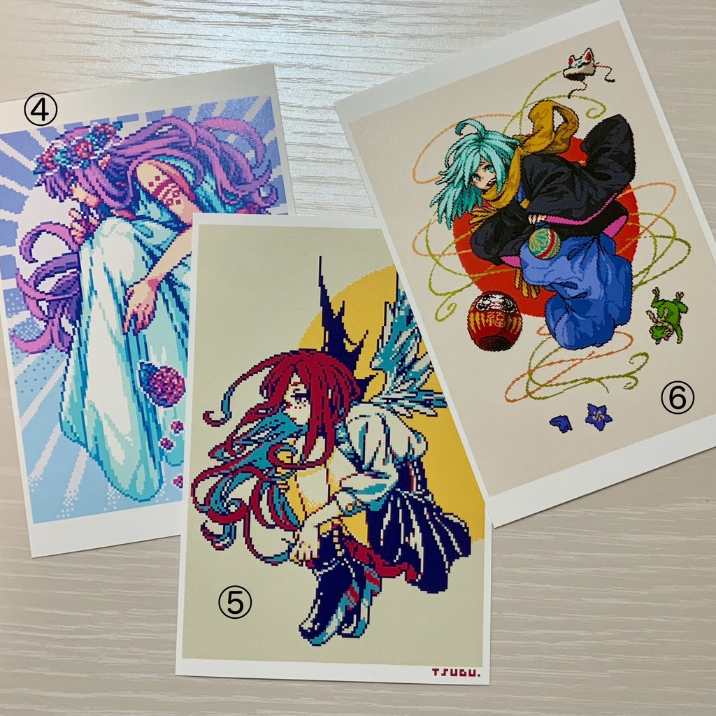 ドット絵ポストカード