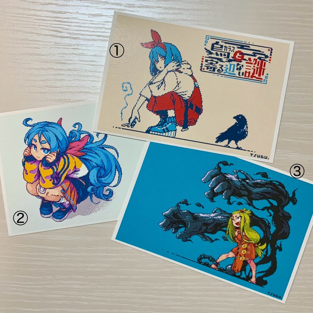 ドット絵ポストカード