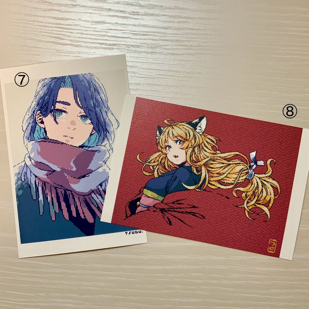 ドット絵ポストカード