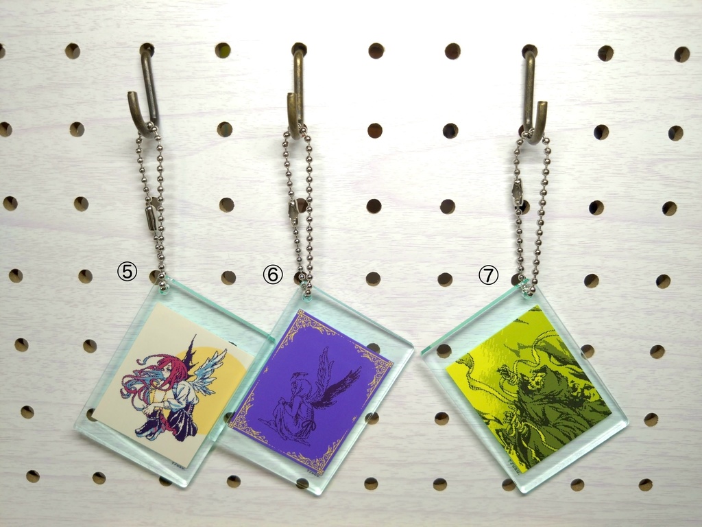 ドット絵アクリルキーホルダー