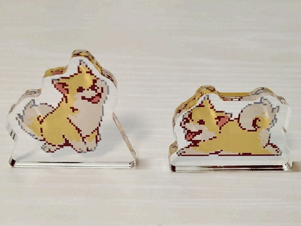 ドット絵ミニアクリルスタンド