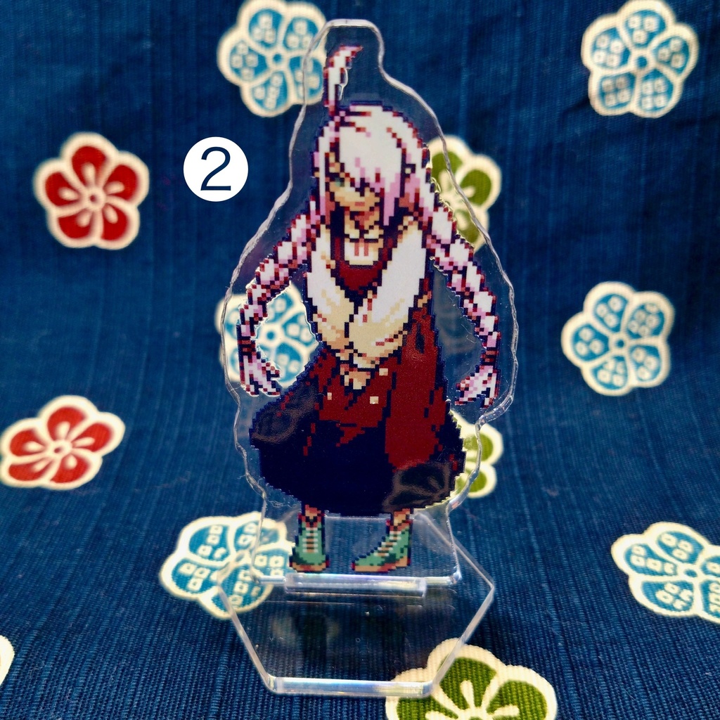 ドット絵アクリルスタンド