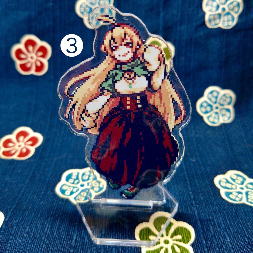 ドット絵アクリルスタンド