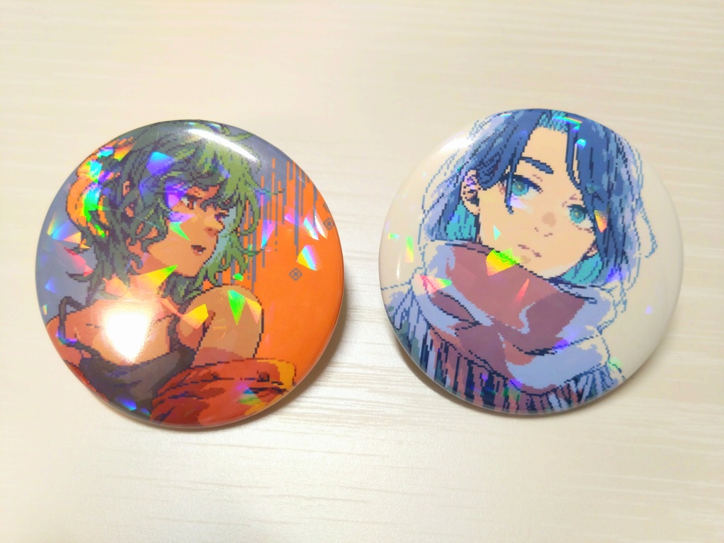 缶バッジ-ホログラム