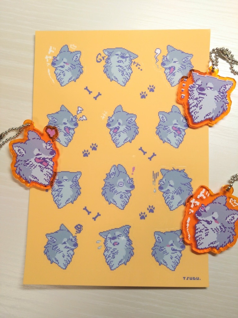 ハーフカットステッカー