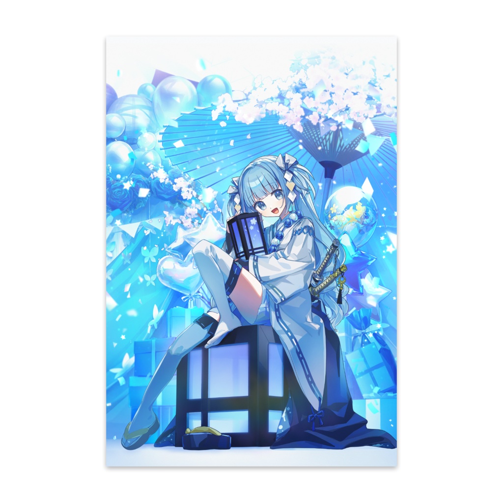 【完全受注生産】空色るり 活動3周年&誕生日グッズ-2025- ポストカード