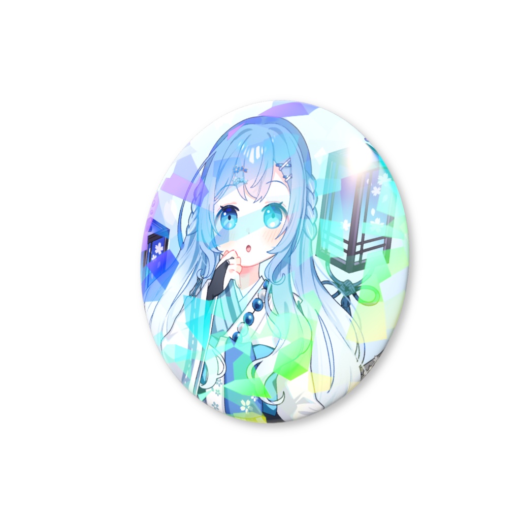 【期間限定受注生産】チャンネル登録者1万人記念グッズ ホログラム缶バッチA