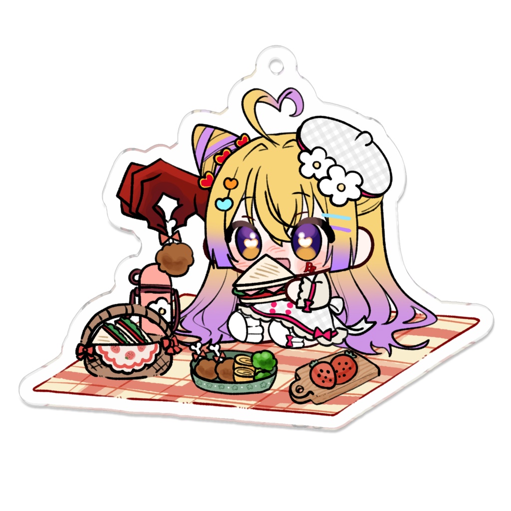 ピクニックミニベビちゃんアクリルキーホルダー