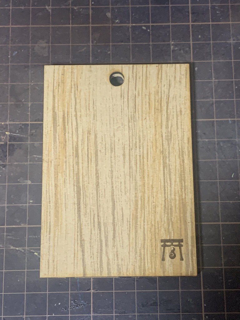 下駄箱の鍵風パスケース