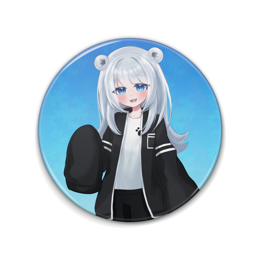 つつじれいう缶バッジ