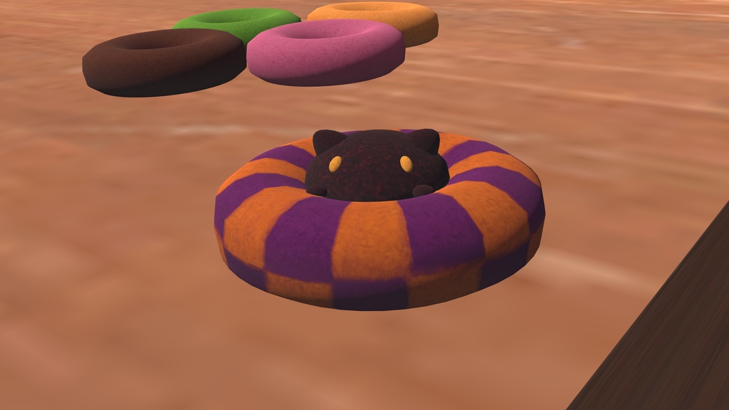 【無料版あり!】はろうぃんにゃんこどーなつ(しんぷるどーなつ付)【VRChat】