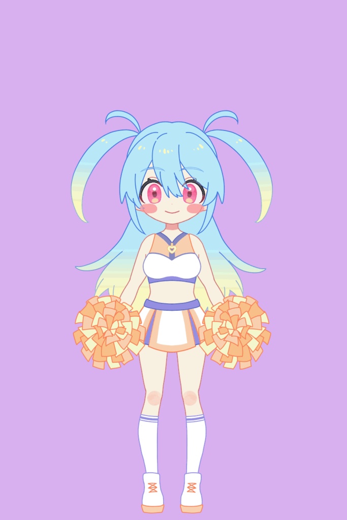 【汎用Live2Dモデル】踊るチアガール ENE【モーション多め】