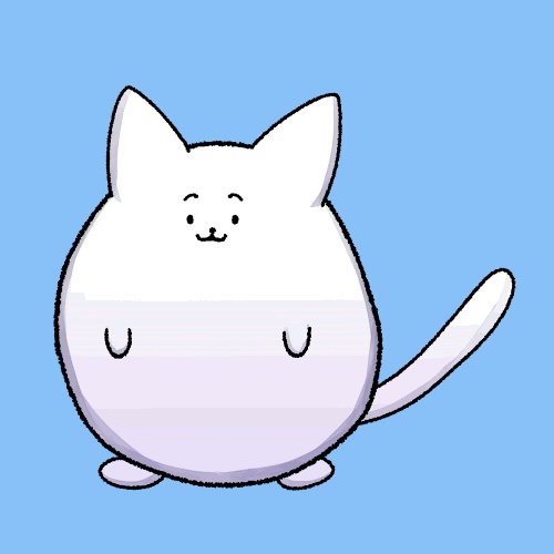 【汎用Live2D動物モデル】白シュールねこ【VTS対応】