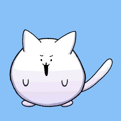 【汎用Live2D動物モデル】白シュールねこ【VTS対応】