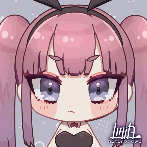 【汎用Live2Dモデル】ミニキャラまろ眉バニー ピバニ