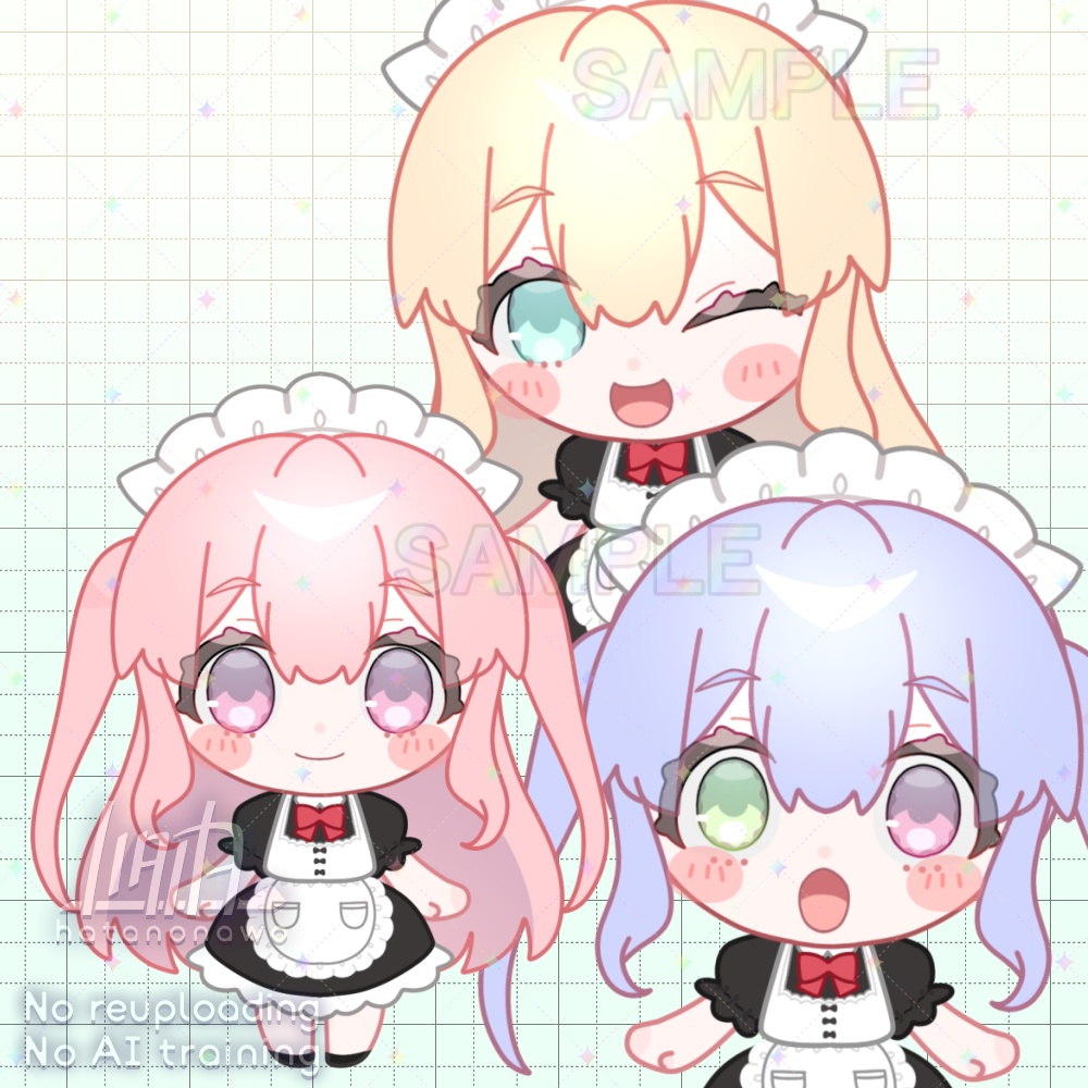 【汎用カスタムLive2Dモデル】ちびめいど