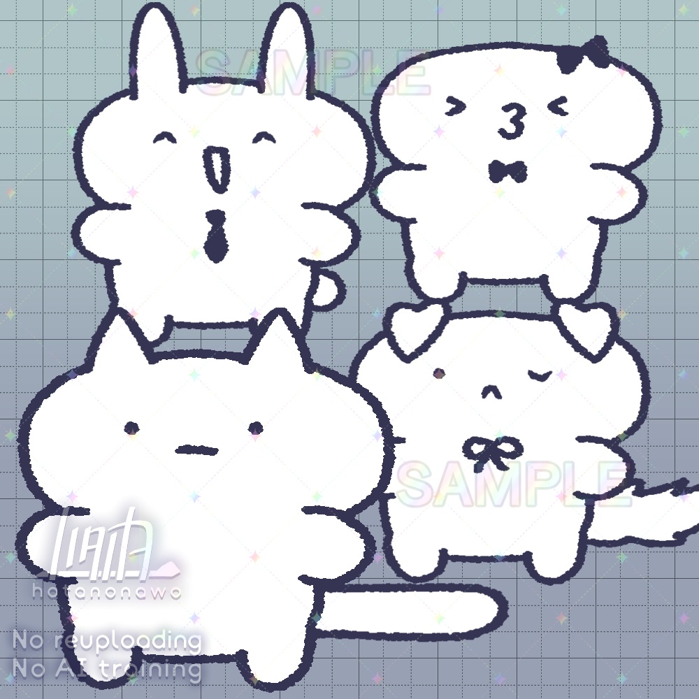 【汎用Live2D動物モデル】ゆるやかあにまる