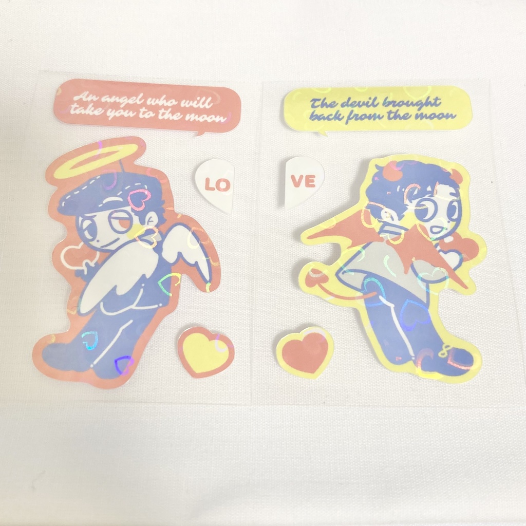 【終了】天使・悪魔シリーズ アクリルキーホルダー(再販)