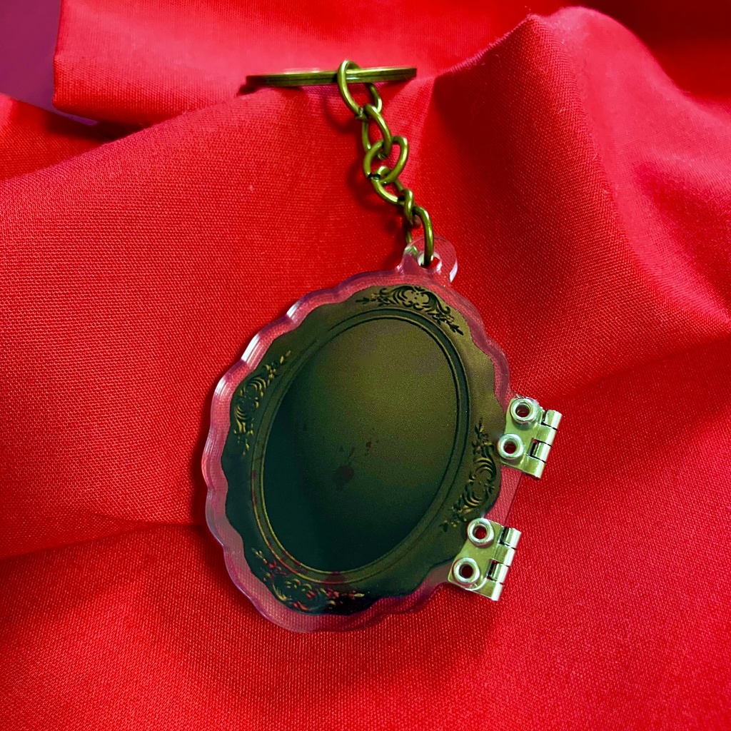 父と子ロケットペンダント開閉アクキーセット