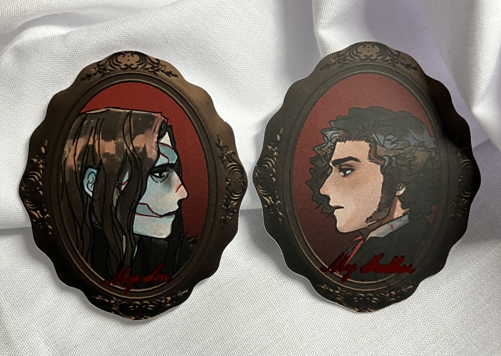 父と子ロケットペンダント開閉アクキーセット