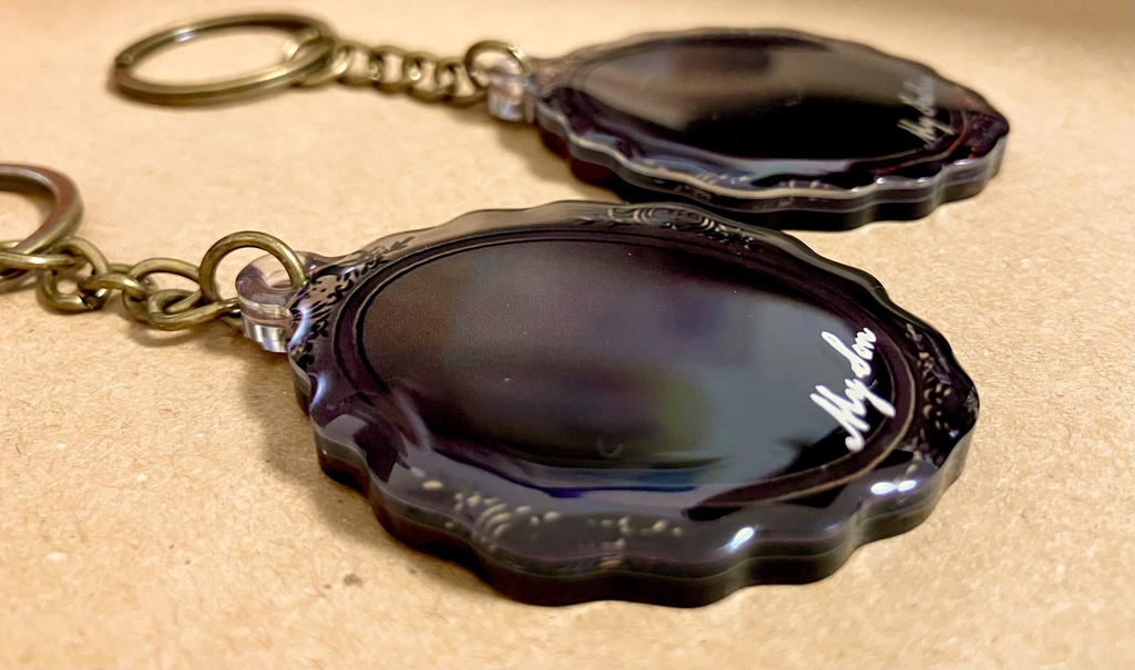 父と子ペンダント箔押しド―ミングアクキーセット(予約)