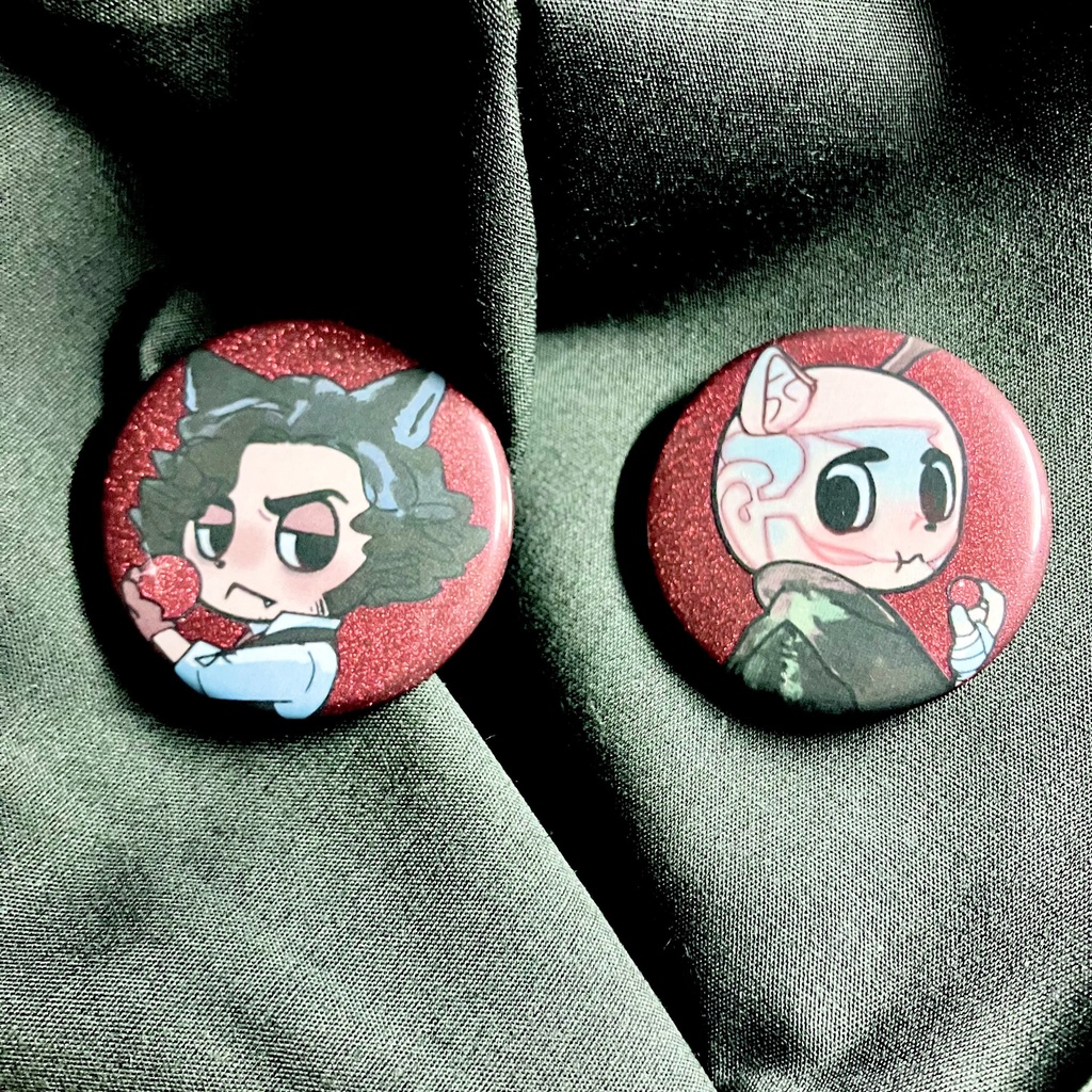 缶バッジ2種+シールセット