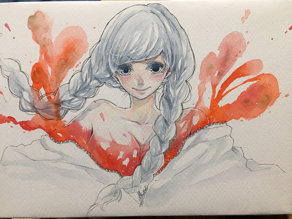 原画【カミサマ】木製パネル