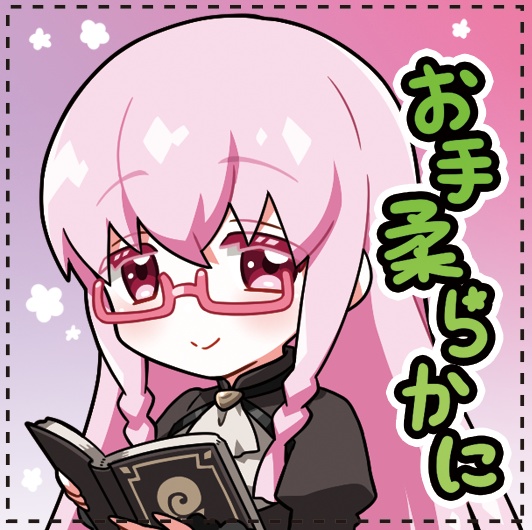 ★初回生産★ 夢乃名菓 スタンプ風 アイコン缶バッチ（四角）