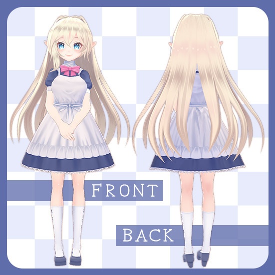 オリジナル3Dモデル【えるさん】