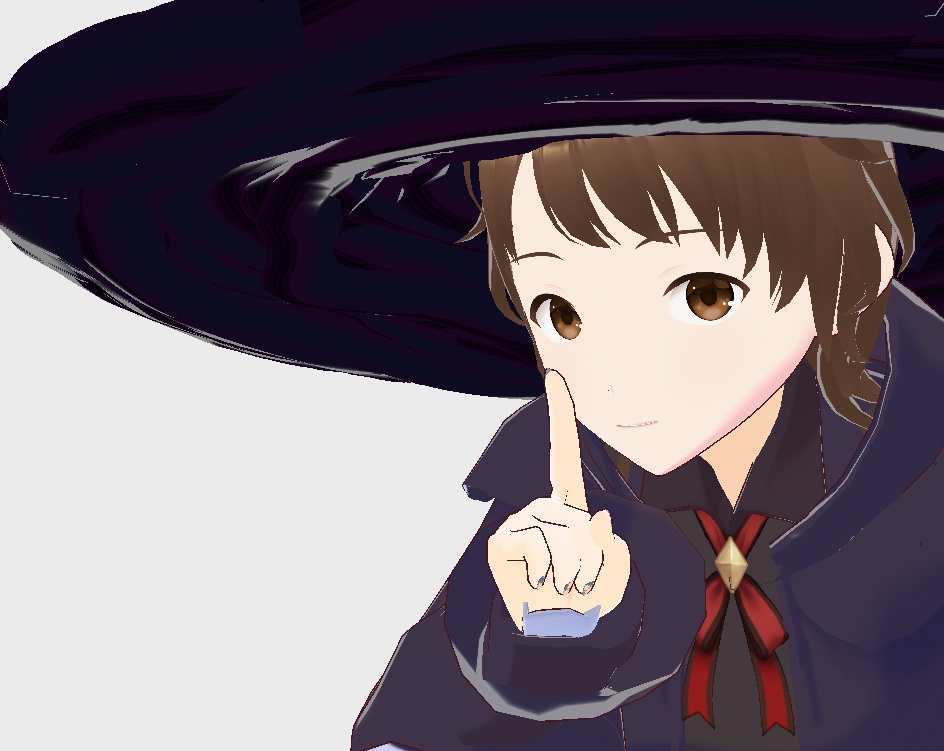 魔女　帽子　無料配布　VRoid用