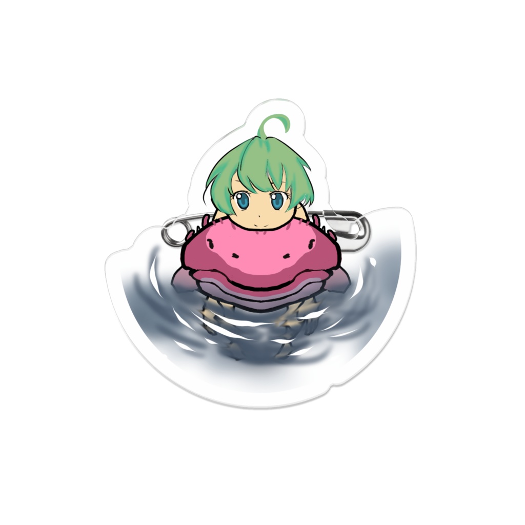 アクリルバッジ - 50 x 50 (mm)